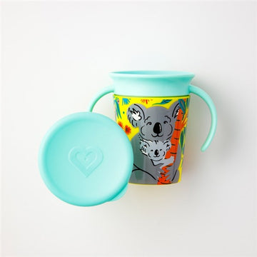 マンチキン ハンドル付きミラクルカップ・ワイルドラブ コアラ MUNCHKIN 【コップタイプ 漏れにくい こぼれにくい】【送料無料 沖縄・一部地域を除く】